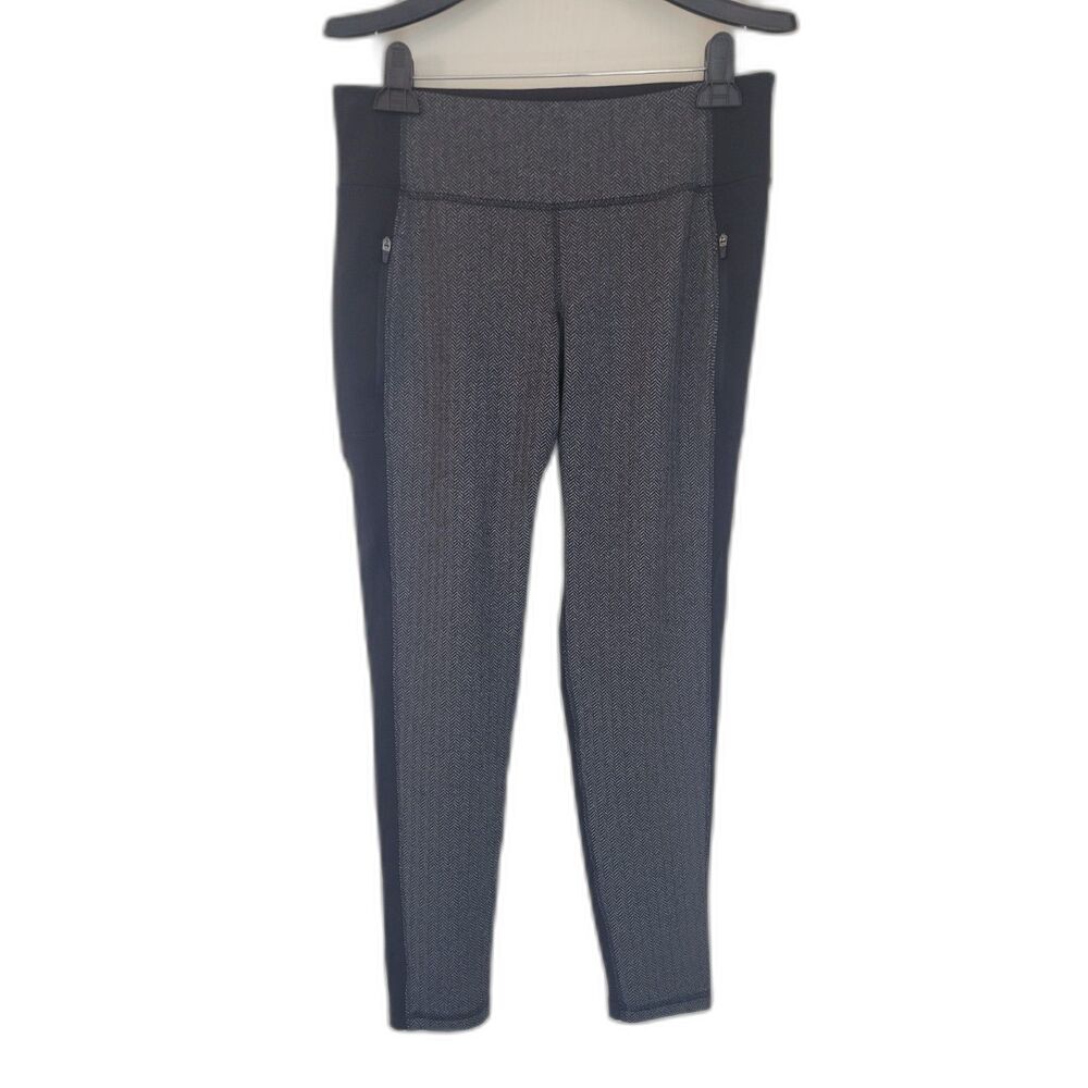Old Navy Active Go Dry Black Gray Leggings